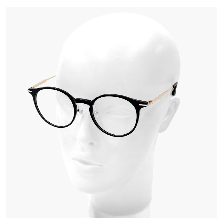 度付き対応 レンズ付き】 丸メガネ 9612-c1 ユニセックス モデル