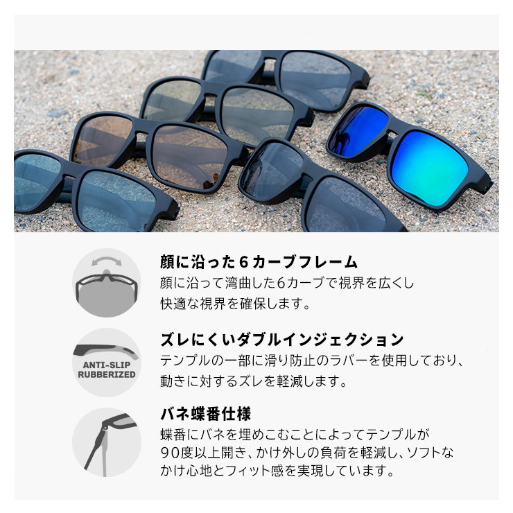 偏光 サングラス vidg00502 ALL TERRAIN JP DANG SHADES 7/11再入荷！】ALL TERRAIN JP Black Matte x Navy Blue