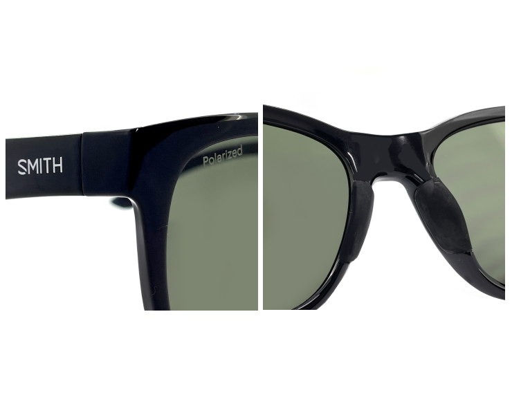 SMITH（スミス） サングラス caper 086 Black Polarized Gray Green