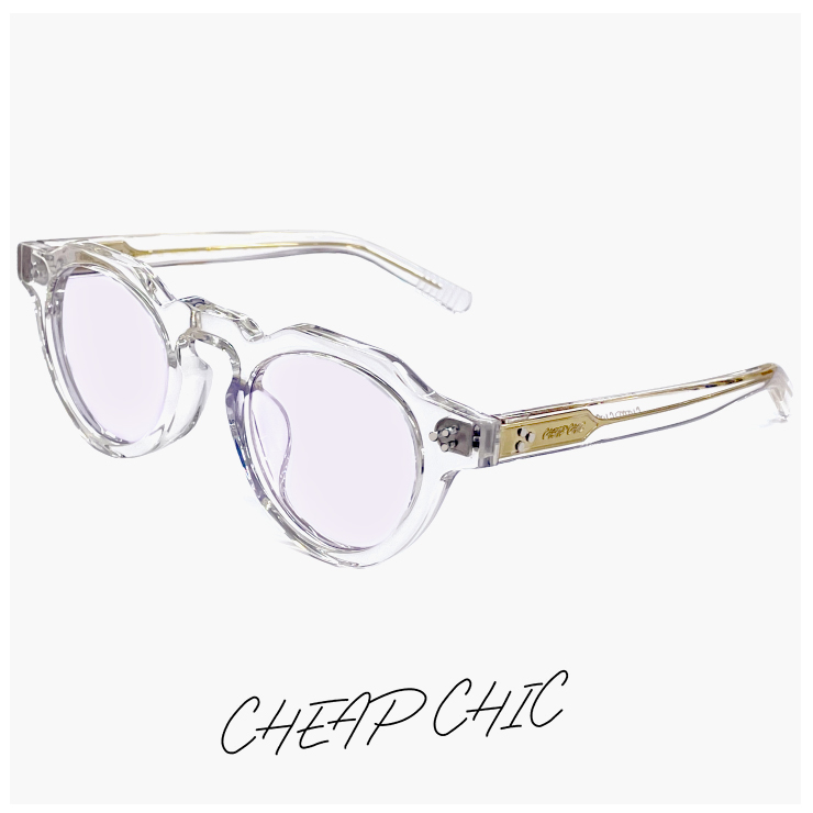 【新品】 小ぶり サングラス cc5026 br CHEAP CHIC メンズ レディース ユニセックス モデル 顔 小さめ 小さい 小顔 ブランド 個性的 おしゃれ かわいい クラウンパント 型 太 フレーム クリア ブラウン 薄い色 uvカット グレー ライトカラー レンズ 小ぶり サングラス CHEAP CHIC cc5026 cl メンズ レディース 小さめ