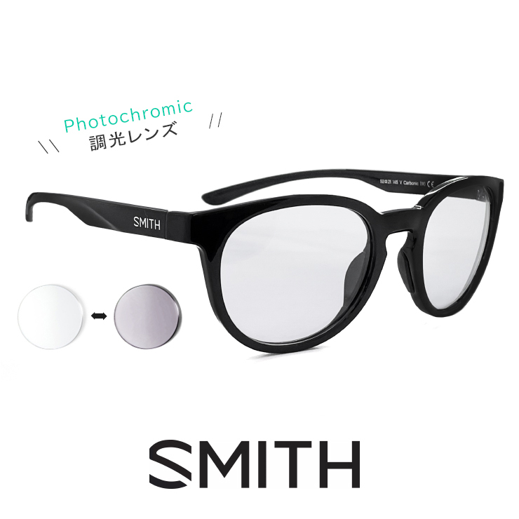 SMITH スミス 調光サングラス Eastbank Black Photochromic Clear 