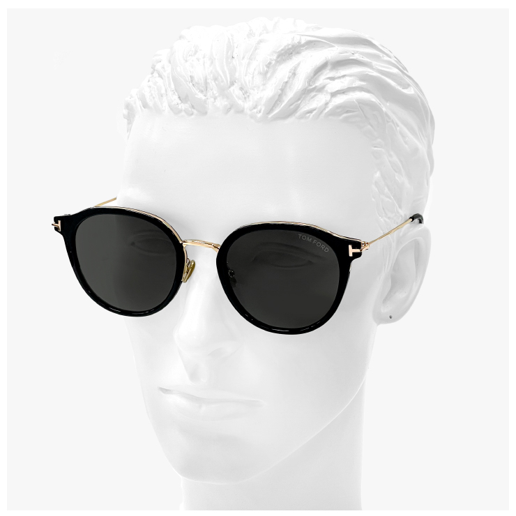 【新品】 トムフォード サングラス FT1143-K 01a TOM FORD メンズ レディース ユニセックス モデル TOMFORD FT1143-K/S tf1143-k tf1143k セル巻き フラット ビッグ レンズ uvカット セル メタル コンビネーション フレーム 黒縁 黒ぶち アジアンフィット TOM FORD EYEWEAR トムフォード サングラス FT1143-K 01a メンズ