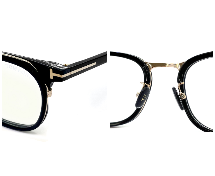 人気新品 【極美品】トムフォード TOMFORD TF5724-D-B メガネ（度無し