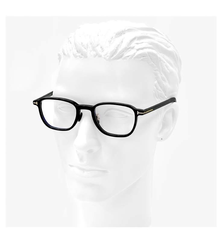 トムフォード メガネ [ 度付き 対応可能 レンズ付き ] ft5855-d-b/v 