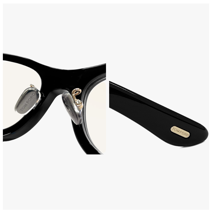 TOM FORD EYEWEAR 小さめ トムフォード メガネ 度なし ブルーライト