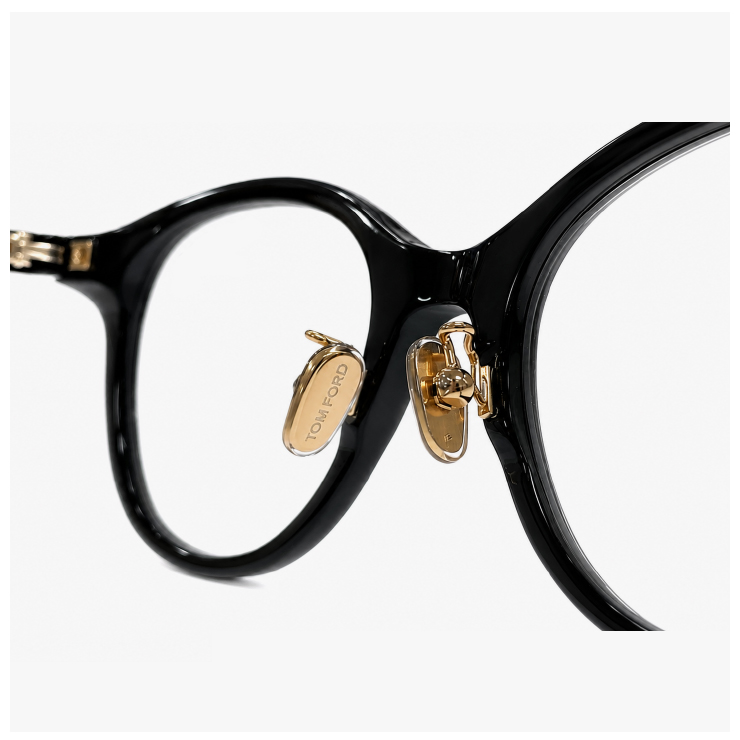 TOM FORD ブラックフレーム メガネ(度あり) TOM FORD EYEWEAR トムフォード メガネ TF6102-d-b 001 眼鏡 tomford