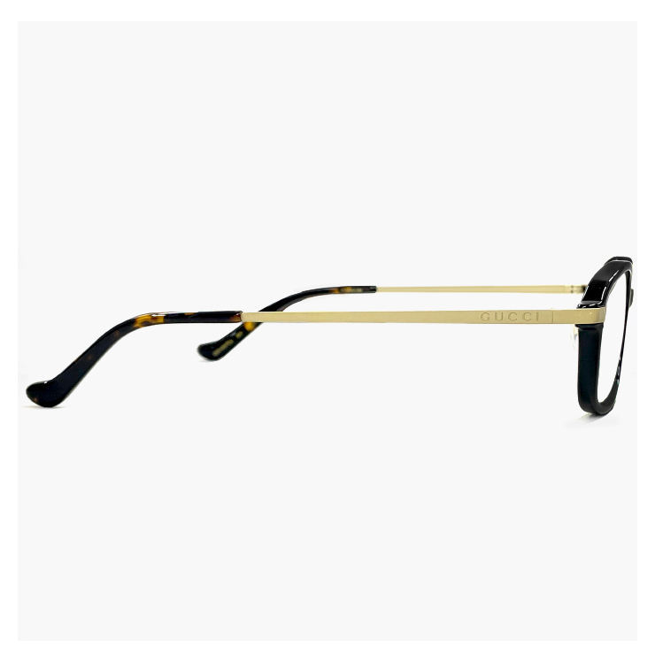 日本製 GUCCI グッチ メガネ gg1057oj 001 ユニセックスモデル 眼鏡 男性 女性 スクエア オーバル 型 フレーム 黒縁 黒ぶち  MADE IN JAPAN