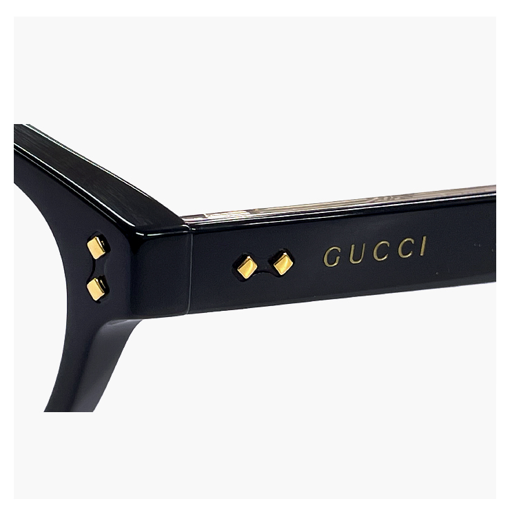 【新品】 GUCCI グッチ メガネ GG1470OJ 001 眼鏡 メンズ レディース ユニセックス モデル ボストン 型 フレーム ブラック 黒ぶち 黒縁 カラー 正規品　Made In ITALY ジャパンフィット gg1470oj ダミーレンズ発送 GUCCI（グッチ） メガネ GG1470OJ 001 眼鏡 メンズ レディース ユニ