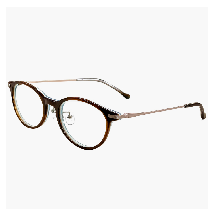 度付き対応 レンズ付き】レディース 日本製 la4053-br 鯖江 メガネ