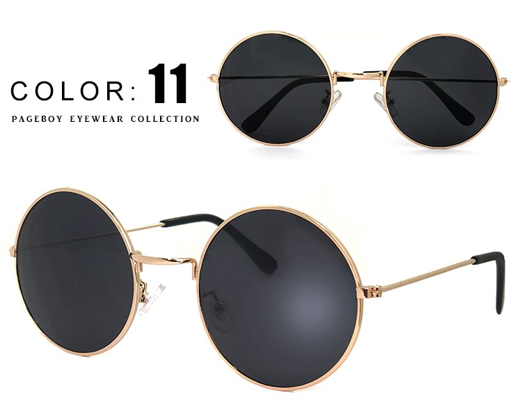 サングラス ラウンド型 py2392 丸サングラス ページボーイ