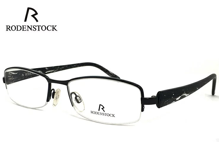 ローデンストック 眼鏡 (メガネ) RODENSTOCK R4704 C ナイロール ハーフリム コンビネーション フレーム メンズ レディース  ローデン ストック