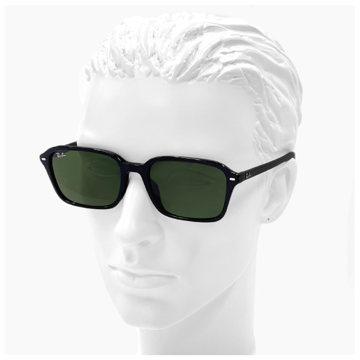 Ray-Ban ブラウン スクエア サングラス レイバン Ray-Ban サングラス レディース メンズ （ブラウンレザー