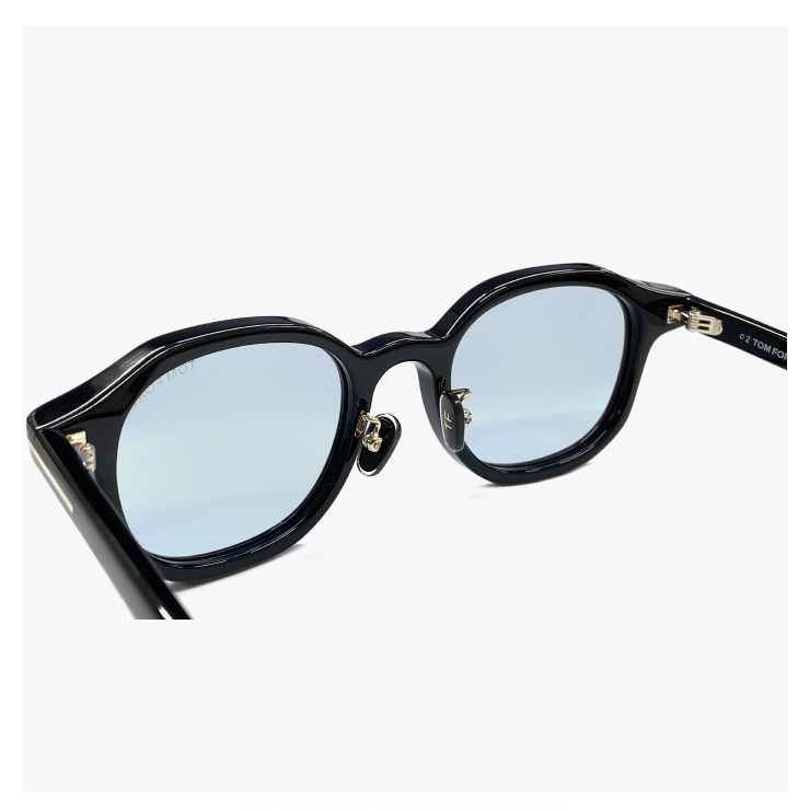 【極美品】TOM FORD TF1149-D サングラス 24AW 黒縁 メガネ TOM FORD EYEWEAR トムフォード サングラス FT1149-D 01a メンズ