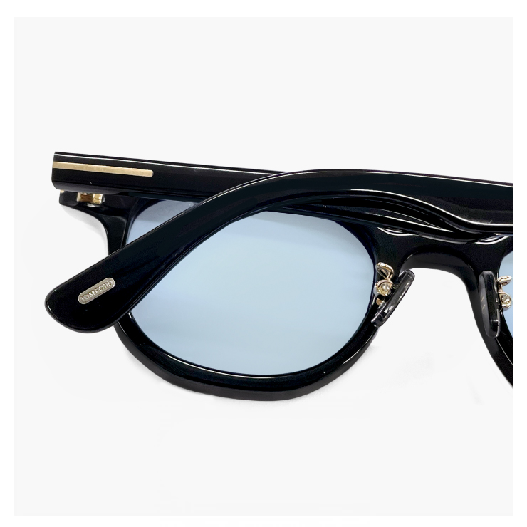 【極美品】TOM FORD TF1149-D サングラス 24AW 黒縁 メガネ TOM FORD EYEWEAR トムフォード サングラス FT1149-D 01a メンズ
