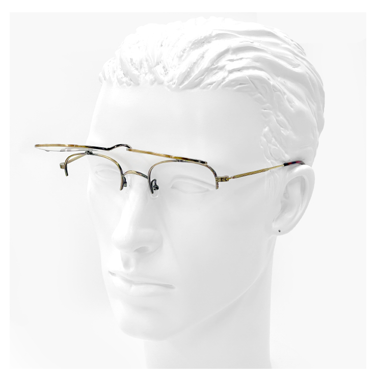 跳ね上げ式メガネ 日本製 ユニオンアトランティック メガネ ua3622 agd