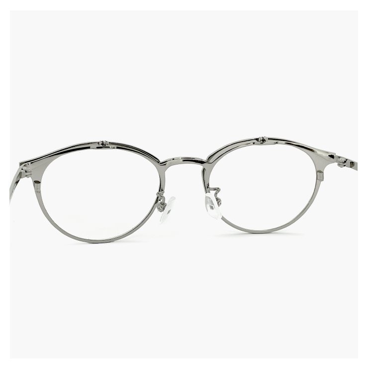 レディース 跳ね上げ式メガネ 日本製 ybl101-1 チタン フレーム