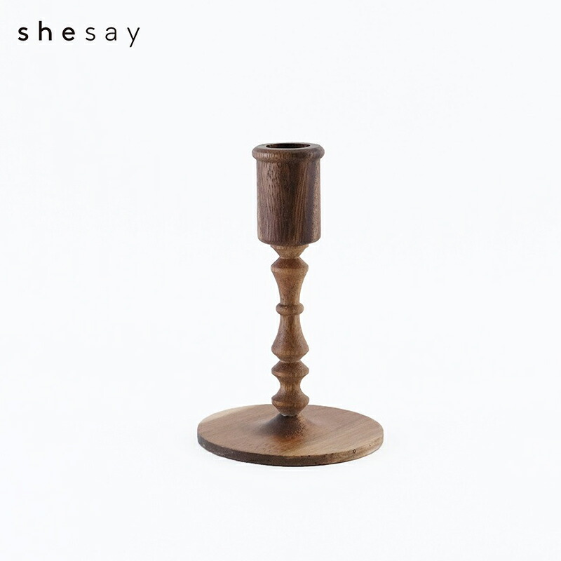 アカシアウッド キャンドルホルダー キャンドルホルダー ロウソク立て 燭台 LEDキャンドル ロッド  LEDキャンドル 蝋燭 ろうそく ロウソク Shesay 志成販売 クリスマス クリスマスインテリア クリスマスグッズ 置物 ギフト プレゼント クリスマス雑貨 装飾 飾り