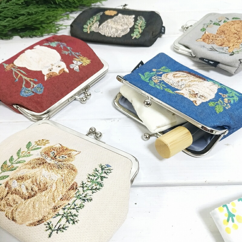 松尾ミユキ ミニパース ポーチ がま口 がまぐち 財布 パスケース 小銭
