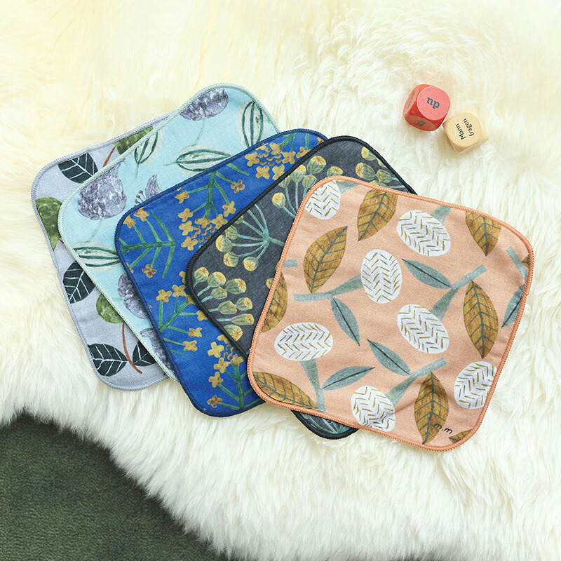 松尾ミユキ ガーゼ ハンドタオル タオルハンカチ ガーゼハンカチ