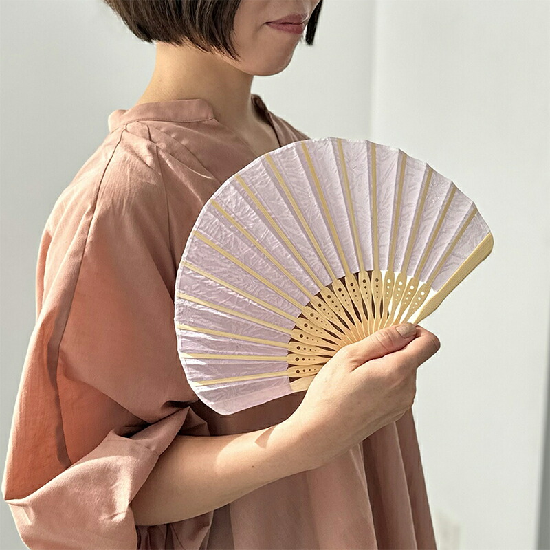  扇子 おしゃれ 扇子 RICCA リッカ 袋付き せんす うちわ 女性用 レディース 母の日 和装小物 夏 上品 