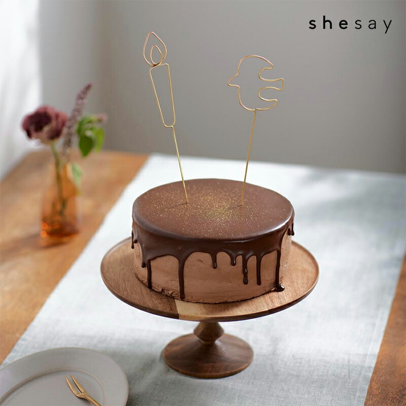 BRASS トッパー キャンドル バード 鳥 ろうそく 蝋燭 ケーキ 飾り 誕生日 クリスマス Shesay 志成販売 クリスマス オブジェ クリスマスグッズ デコレーション ピック ケーキトッパー ギフト プレゼント クリスマス雑貨 装飾 真鍮 ブラス BRASSトッパー
