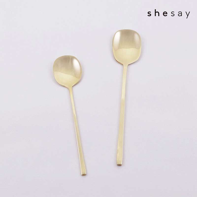 Horn Please shesay BRASS アイススプーン ミールスプーン Lサイズ