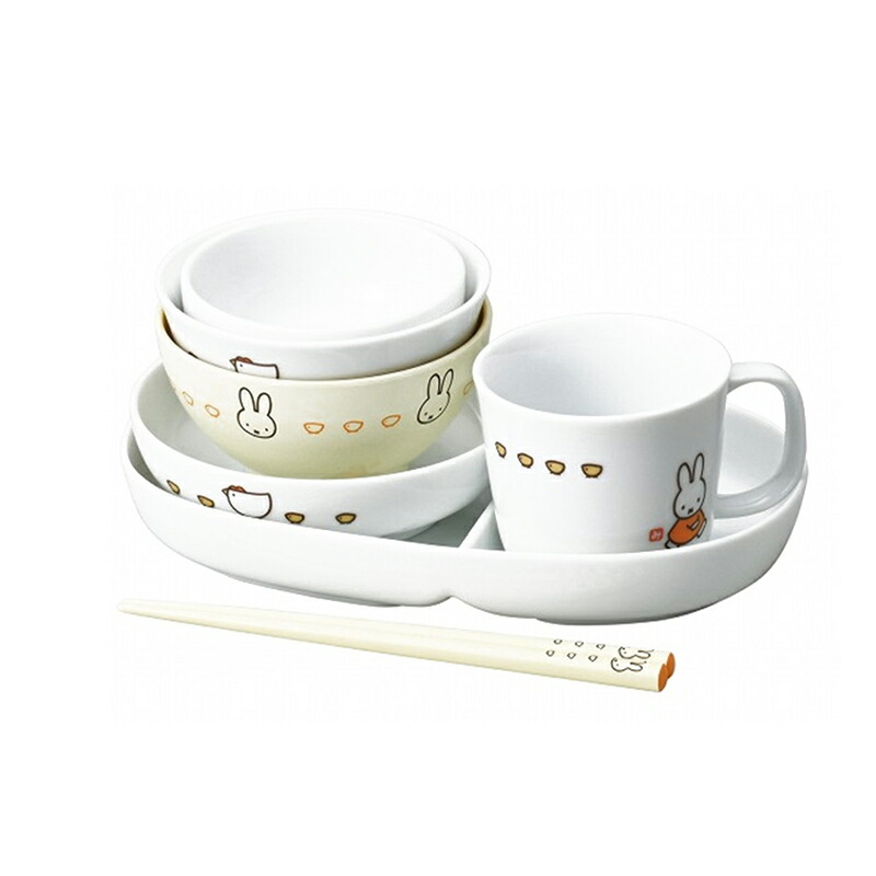 金正陶器 食器セット イングレーズ ミッフィー つみつみ食器