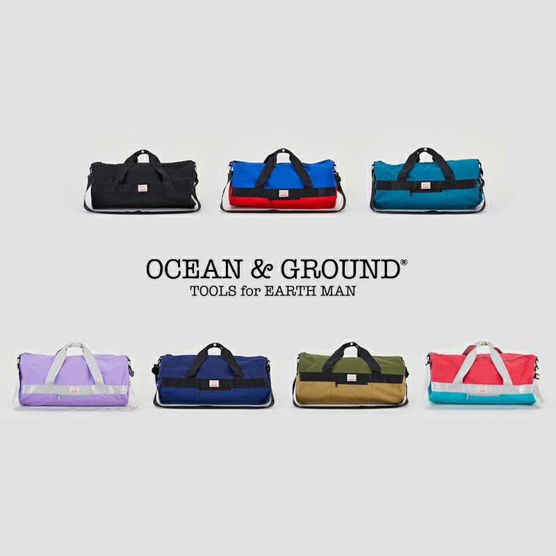 ボストンバッグ 42L ocean & ground OCEAN＆GROUND オーシャンアンドグラウンド 3WAY ボストンバッグ Mサイズ 大容量 1泊2日 BAG バッグ リュック スポーツバッグ 旅行かばん 男の子 女の子 キッズ ジュニア 小中学校 林間学校 合宿 宿泊研修 修学旅行 野外学習 キャンプ