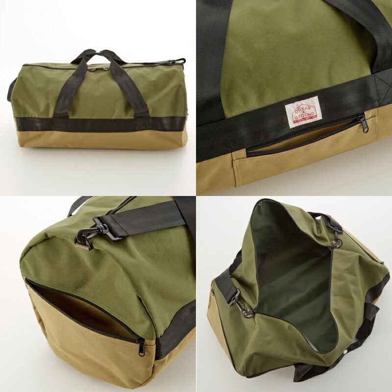 ボストンバッグ 42L ocean & ground OCEAN＆GROUND オーシャンアンドグラウンド 3WAY ボストンバッグ Mサイズ 大容量 1泊2日 BAG バッグ リュック スポーツバッグ 旅行かばん 男の子 女の子 キッズ ジュニア 小中学校 林間学校 合宿 宿泊研修 修学旅行 野外学習 キャンプ