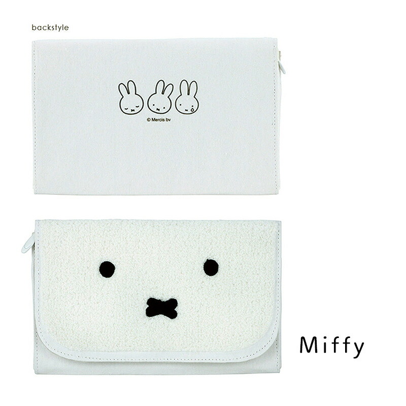 ミッフィーマルチケースmiffydickbrunaボリスborisくまディックブルーナうさこちゃんうさぎライオン通帳ケースお薬手帳パスポート母子手帳ケースHEMING'Sヘミングスモノトーン顔フェイス