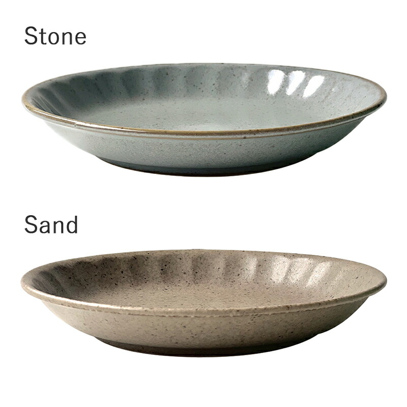 美濃焼 プレート 皿 20cm 19cm お皿 和風 シンプル 食洗機 レンジ可 国産 日本製 シンプル 北欧 和  和モダン モダン 美濃焼 美濃焼き ジャパン おしゃれ 食洗器対応 電子レンジ対応 洋食器 和食器 取り皿 取皿 一人暮らし フルート
