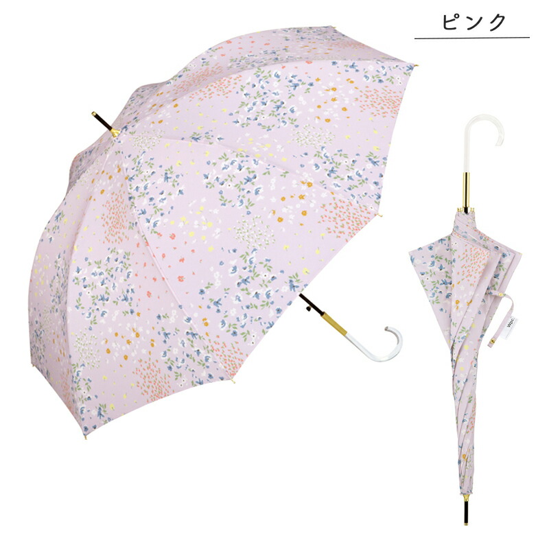Wpc. 雨傘 長傘 Tiny Flower タイニーフラワー 花柄 小花 58cm