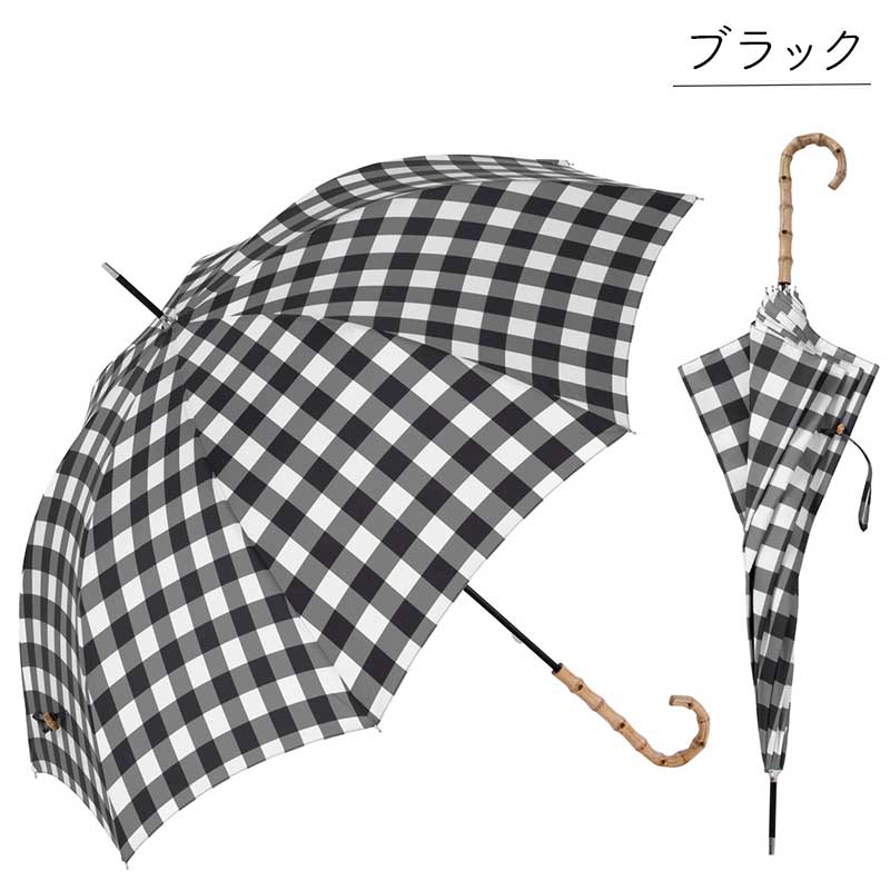 【新品】　Bon Bon store 傘　ギンガムチェック　58cm タグ付 Bon Bon Store スタンダード長傘 チェック | B・B・B POTTERS ONLINE