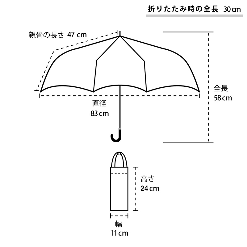 because 日傘 傘 かさ 晴雨兼用 晴雨兼用傘 折り畳み 折りたたみ