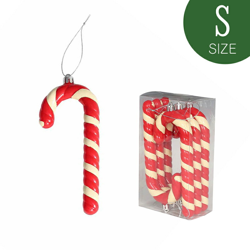 Candy cane キャンディケーン 6個セット クリスマスオーナメント クリスマス クリスマスインテリア クリスマスツリー オブジェ 面白い かわいい クリスマスグッズ デコレーション ギフト プレゼント クリスマス雑貨  装飾 飾り