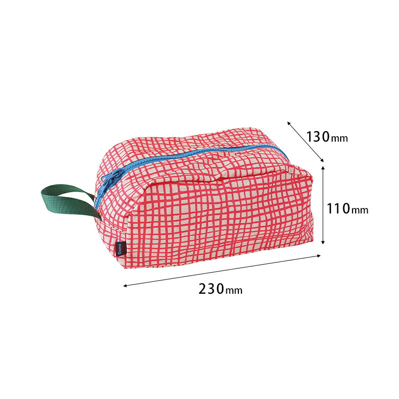 GomaポーチMサイズティッシュケースティッシュボックスケースカラフル子供キッズ軽量ナイロン持ち手付きgomaゴマ可愛いかわいい