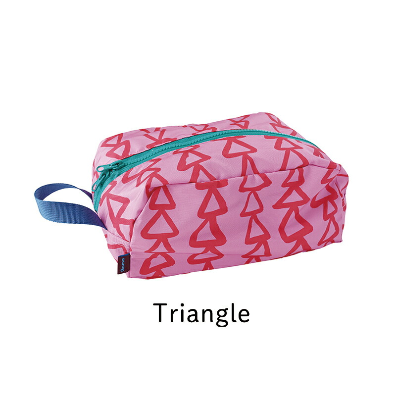 GomaポーチMサイズティッシュケースティッシュボックスケースカラフル子供キッズ軽量ナイロン持ち手付きgomaゴマ可愛いかわいい