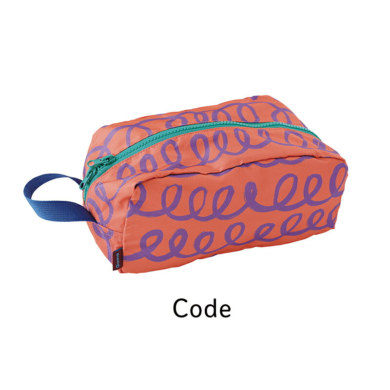 GomaポーチMサイズティッシュケースティッシュボックスケースカラフル子供キッズ軽量ナイロン持ち手付きgomaゴマ可愛いかわいい