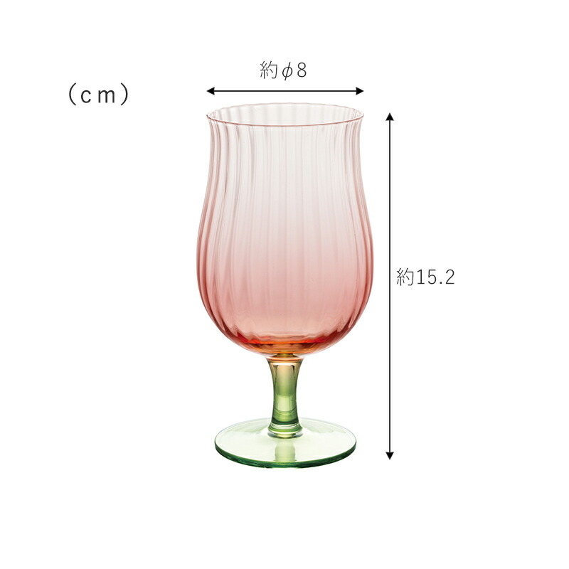 DECOLE（デコレ） ワイングラス グラス ガラス flowerglass flower