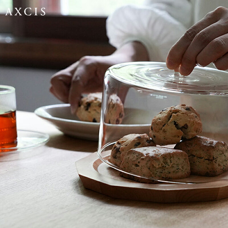 ティムガラスドーム＆プレート 直径16cm 高さ8.5cm ガラスドーム