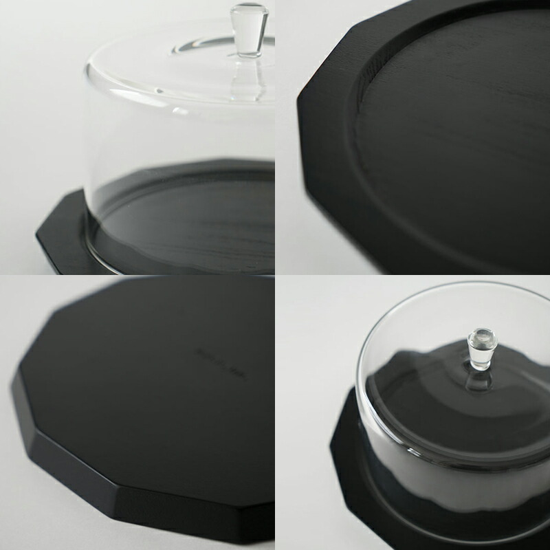 ティムガラスドーム＆プレート 直径16cm 高さ8.5cm ガラスドーム