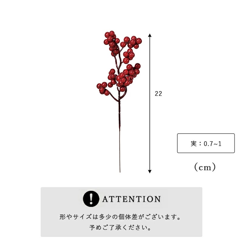 ベリースプレー ベリーピック レッド ベリー 赤い実 サンキライ