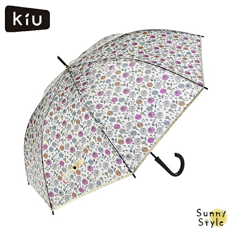 KiU（キウ） 雨傘 長傘 ジャンプ傘 プラスチックアンブレラ ビニール傘