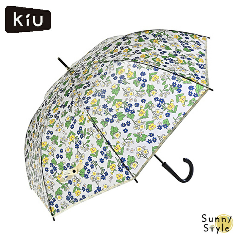 KiU（キウ） 雨傘 長傘 ジャンプ傘 プラスチックアンブレラ ビニール傘