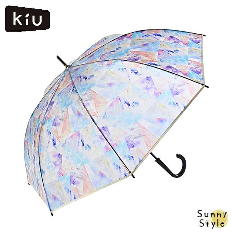 KiU（キウ） 雨傘 長傘 ジャンプ傘 プラスチックアンブレラ ビニール傘