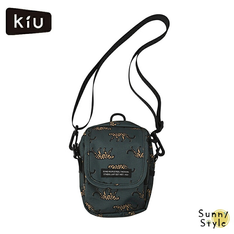 KiU（キウ） ショルダーバッグ ミニ ポーチ フラップポケット 600D