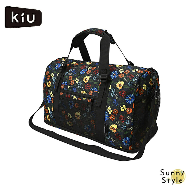 KiU（キウ） ジムバッグ スポーツバッグ ボストンバッグ 38L 600D 防水 