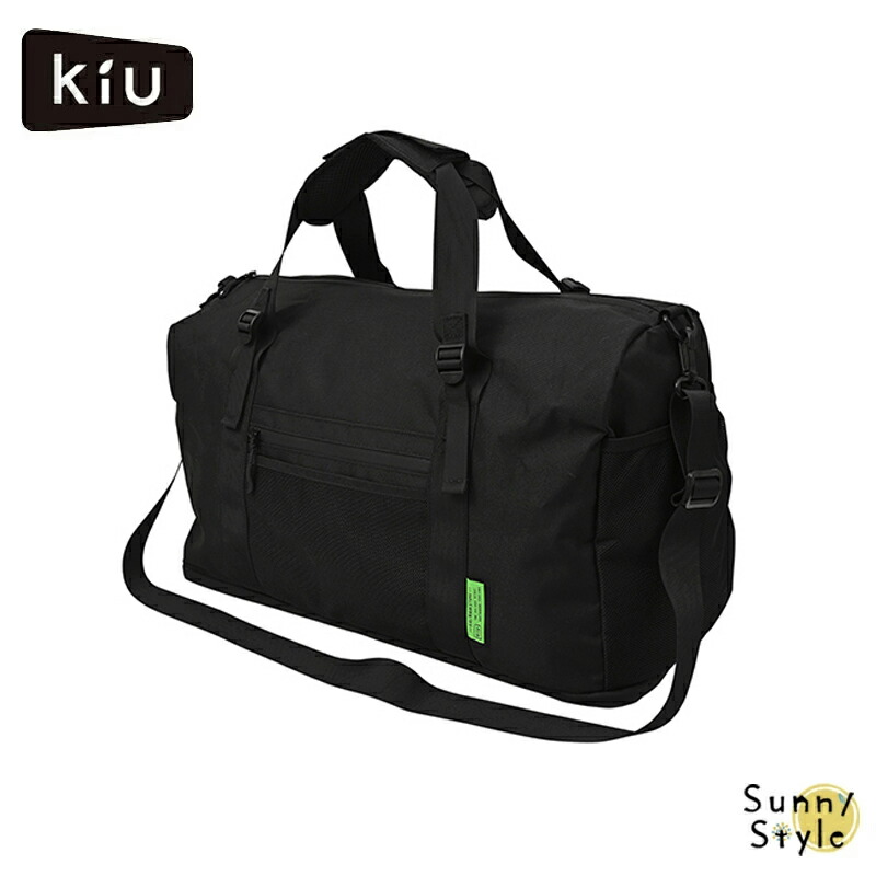 KiU（キウ） ジムバッグ スポーツバッグ ボストンバッグ 38L 600D 防水