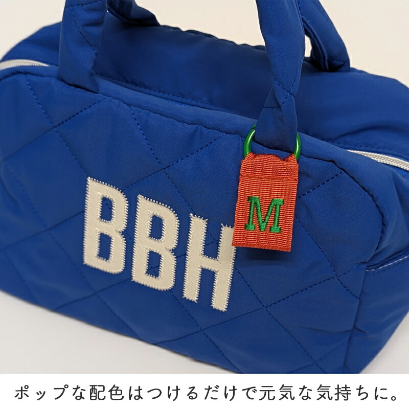 COLLEGE LETTER TAG カレッジレタータグ カレッジレター イニシャル タグ 刺繍 目印 キーホルダー 名前 リュック 傘 鞄 バッグ キーリング バイカラー ナイロンテープ ギフト プレゼント 