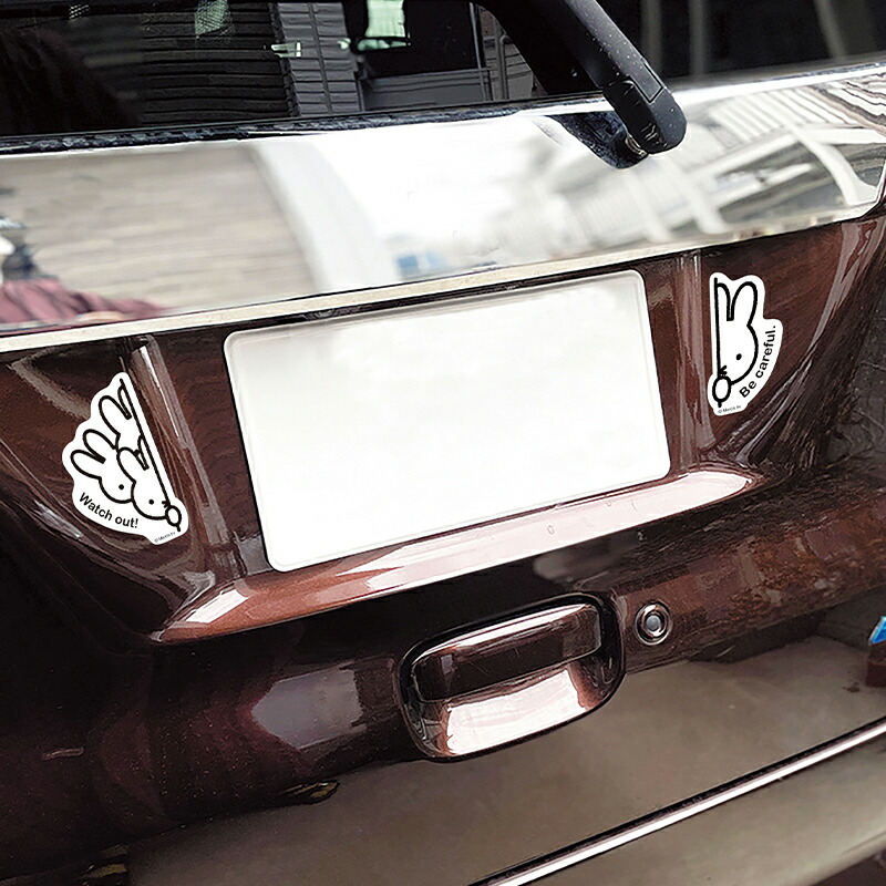 MIFFY ミッフィー miffi ミッフィ カーマグネット カーサイン ステッカー マグネット 磁石 エンブレム カーステッカー シール  おしゃれ グッズ  メラニー ボリス